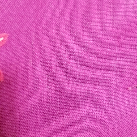 Coldwater Creek hippie boho embroidered jacket blazer top petite LARGE - Picture 6 of 9